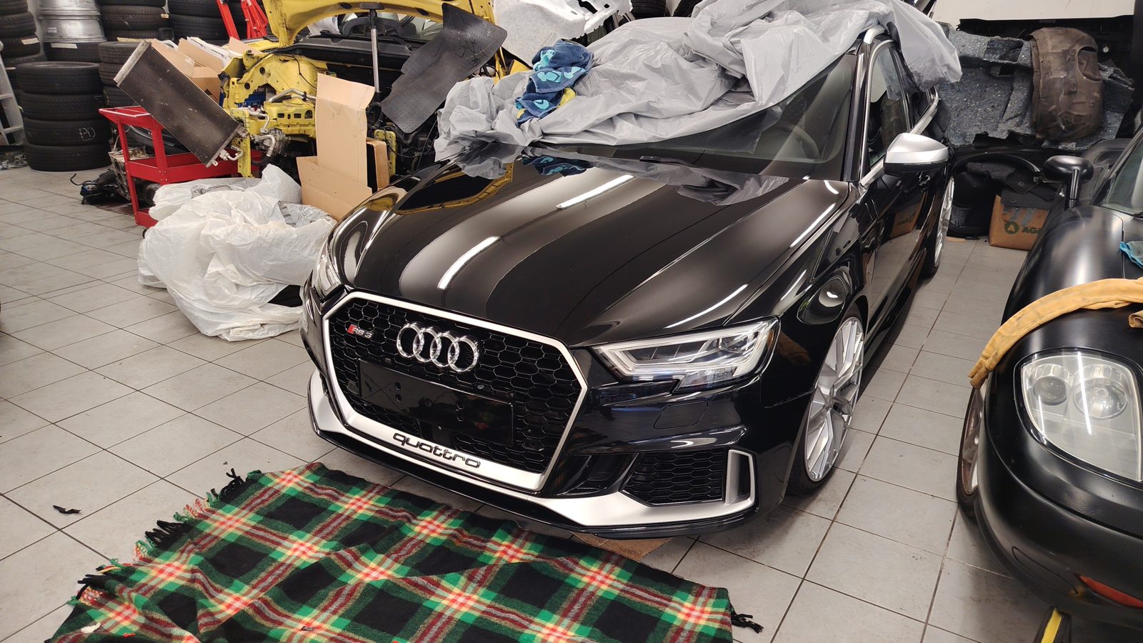 Audi RS3 in officina