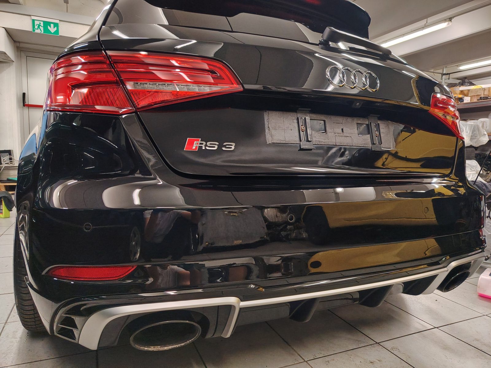 Audi RS3: vettura riconsegnata